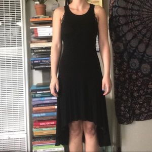 Black midi tank dress UO